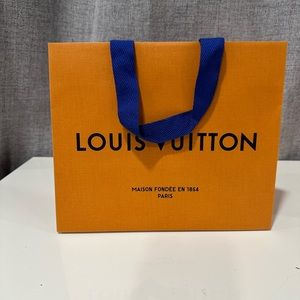 - Authentic Louis Vuitton paper shopping bag